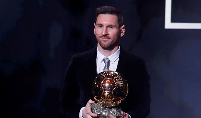 Ballon d'Or ödülünü kazanan Messi, rekor kırdı