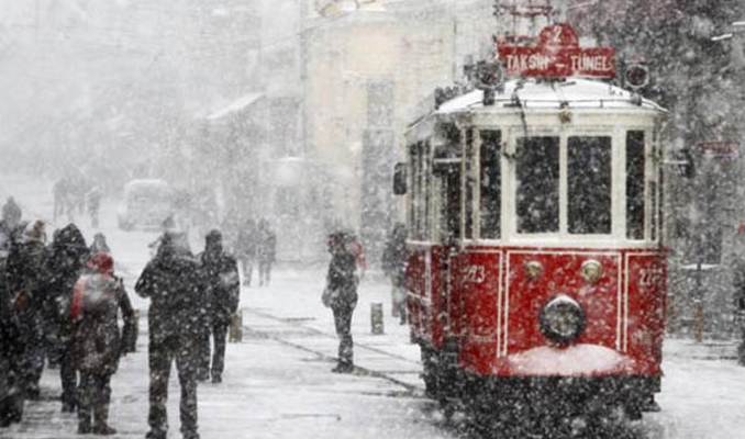 İstanbul'a son dakika kar uyarısı