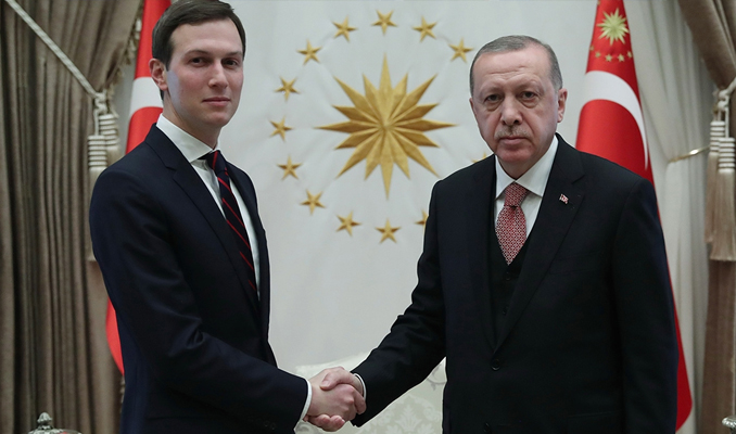 Erdoğan Kushner'i kabul etti