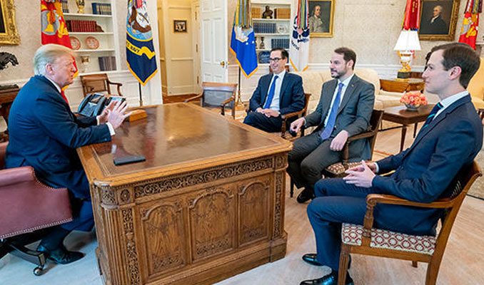 Bakan Albayrak Beyaz Saray'da Trump ile görüştü