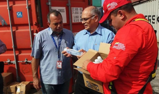 Çin'in 77 tonluk tıbbi yardımı Caracas'a ulaştı