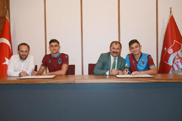Trabzonspor'da Atakan ve Salih imzaladı