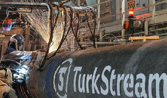 Gazprom: Türk Akım alım terminalinin yüzde 80'den fazlası tamam