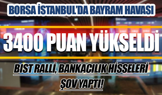 Borsa İstanbul bankacılık hisseleriyle güldü