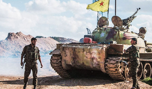 YPG, Türkiye sınırdaki bazı noktalarda ağır silahlarını çekti