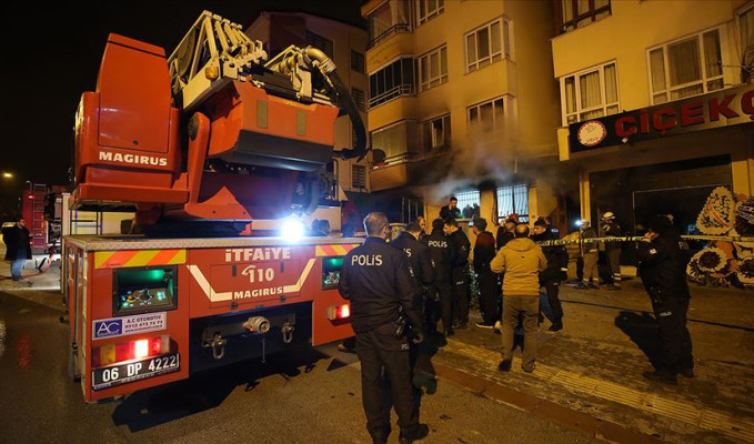 Ankara'da yangın dehşeti! Ölü ve yaralılar var