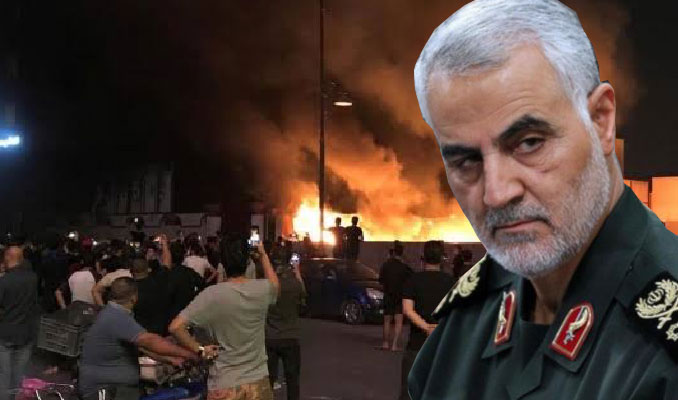 Bağdat'ta Haşdi Şabi'ye füzeli saldırı! İranlı komutan Süleymani öldürüldü