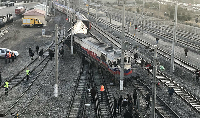 Ankara'da tren kazası!