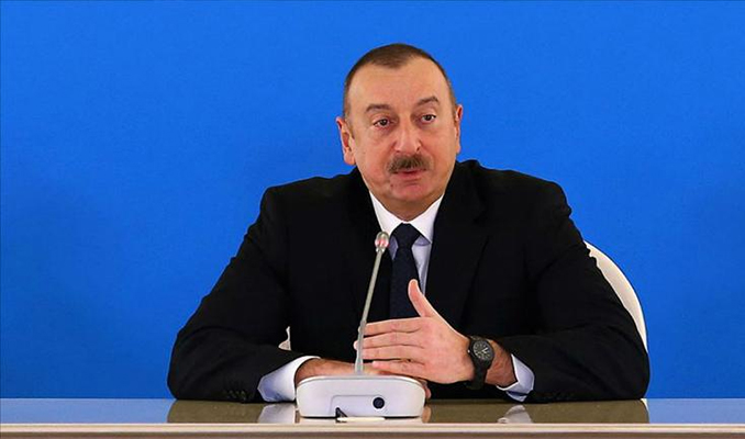 Aliyev: Ermenilere silah gönderenlerin listesi bende