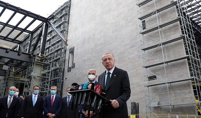 Cumhurbaşkanı Erdoğan'dan Taksim Camii hakkında açıklama