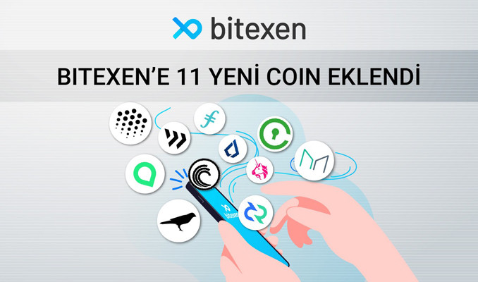 Bitexen, platformundaki coin sayısını 102’ye yükseltti