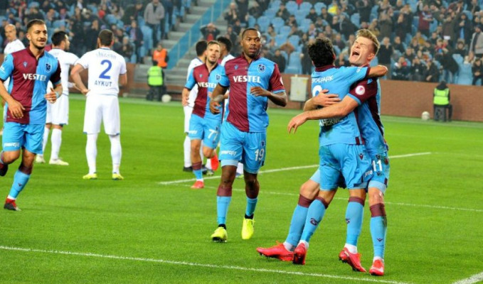 Trabzonspor, kupada Erzurumspor'u 5-0 mağlup etti