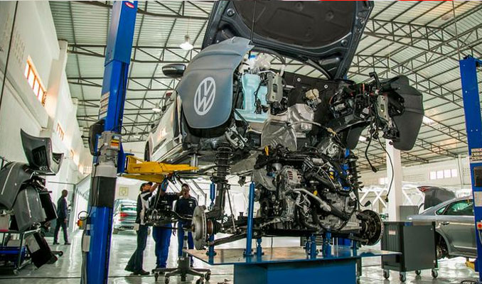 Volkswagen tesisilerin üretime ara veriliyor