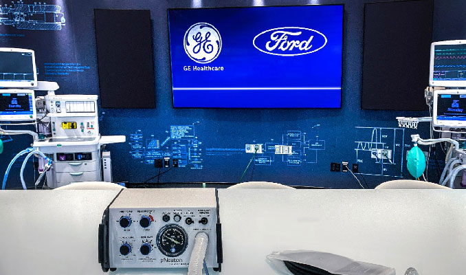 Ford ve GE 100 günde 50 bin ventilatör üretecek