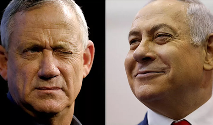 Netanyahu ile Gantz, koalisyon hükümeti kurmak için anlaştı