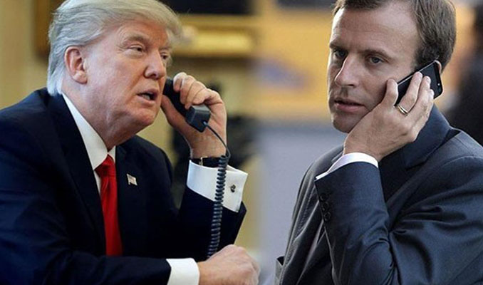 Trump ve Macron DSÖ'de reform için uzlaştı