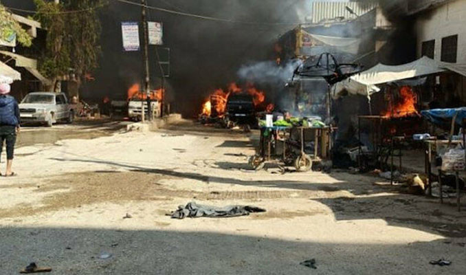 Afrin’de terör saldırısı: 40 sivil hayatını kaybetti