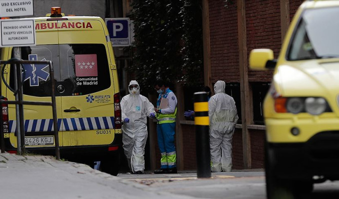 İspanya'da Kovid-19 salgınından ölenlerin sayısı 12 bin 418'e çıktı