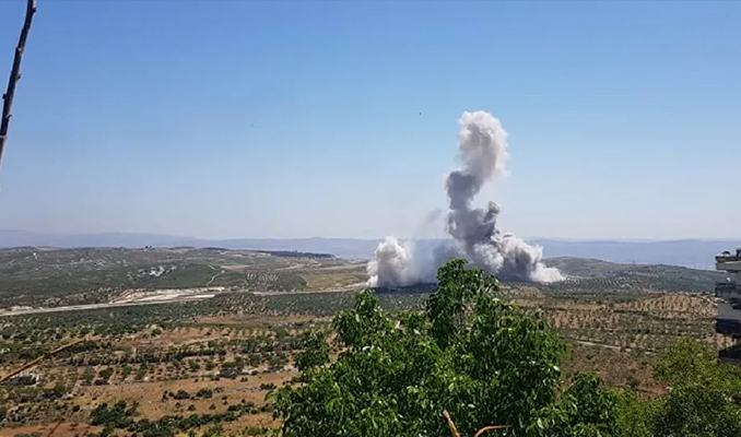 İdlib'de TSK konvoyuna saldırı: Bir asker şehit oldu