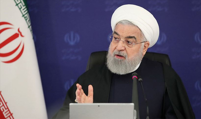 Ruhani: ABD 83 milyon İranlının sağlığını rehin aldı