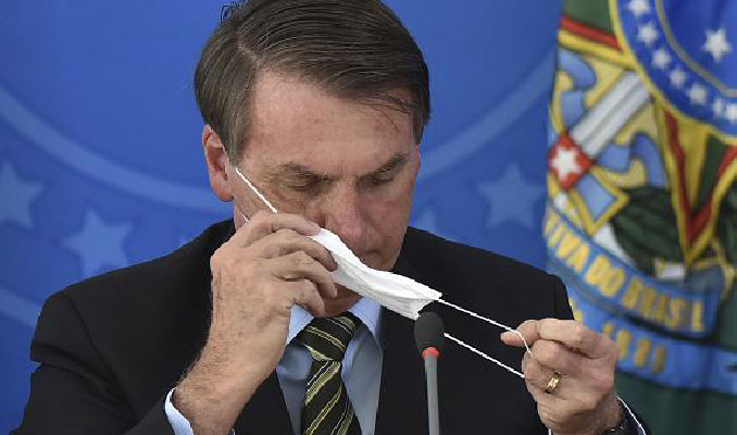 Bolsonaro'nun maske kullanması için mahkeme kararı