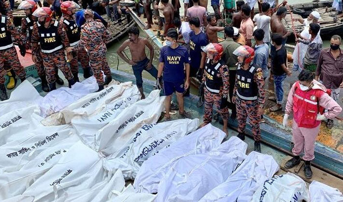 Bangladeş'te korkunç feribot kazası: 23 ölü