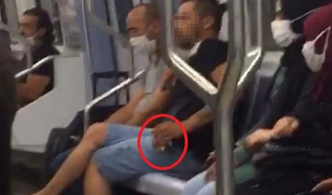 Metroda maske takmayan yolcuya para cezası