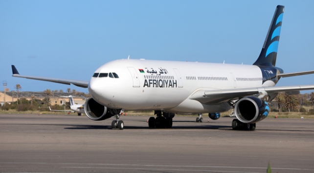 Libya'da uçuşlar Türkiye seferiyle yeniden başladı