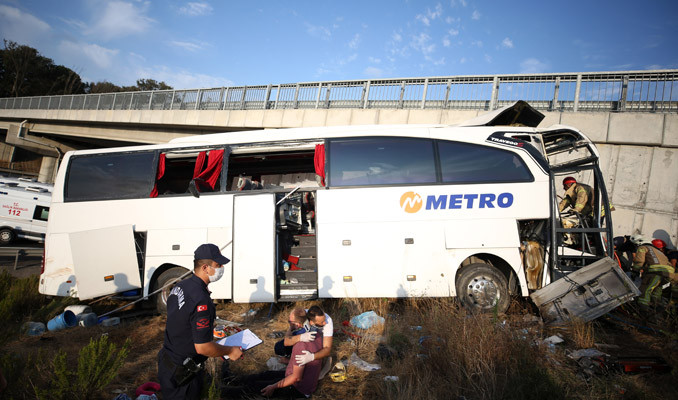 İstanbul'da 5 kişinin öldüğü otobüs kazasında ilk rapor çıktı