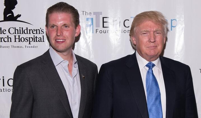 Donald Trump ve oğlu Eric Trump'a dava açıldı