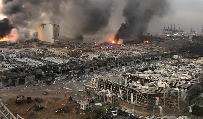 Beyrut'ta şiddetli patlama: En az 78 ölü, 2500 yaralı