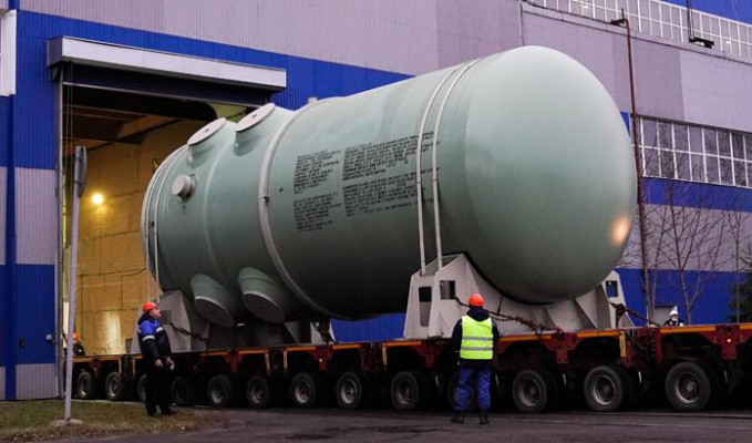 Akkuyu'nun reaktör basınç kabı Rusya'dan yola çıktı