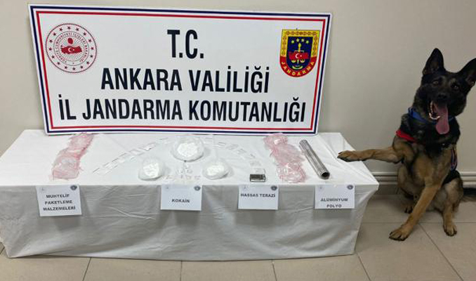 Ankara'da kokain ticareti yapan kişi yakalandı