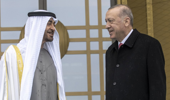 Erdoğan, Veliaht Prens Nahyan ile görüştü