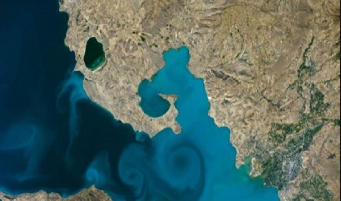 NASA'nın Van Gölü fotoğrafı 'Dünya Turnuvası'nda yarı finalde