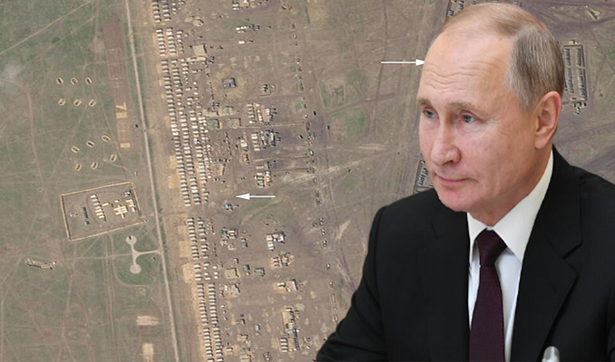 Rusya'nın savaş planı uydu görüntüleriyle ortaya çıktı