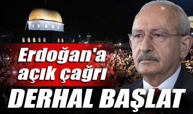 Kılıçdaroğlu'ndan Erdoğan'a açık çağrı