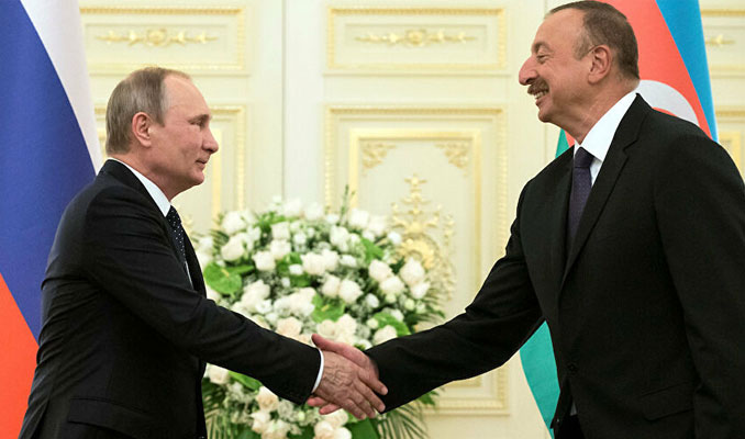Putin ve Aliyev, Azerbaycan-Ermenistan sınırındaki gelişmeleri görüştü