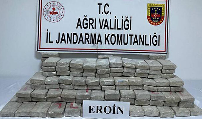 Türkiye-İran sınırında 109 kilogram eroin ele geçirildi