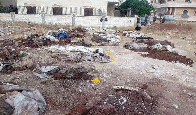 Afrin'de PKK vahşeti: 35 sivilin cansız bedeni bulundu