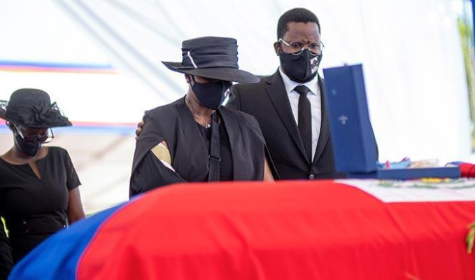 Suikast sonucu öldürülen Haiti Devlet Başkanı için cenaze töreni