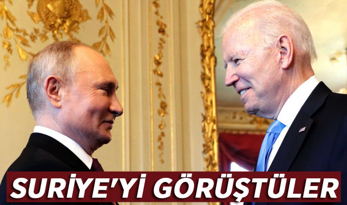 Biden ve Putin, Suriye'yi görüştü