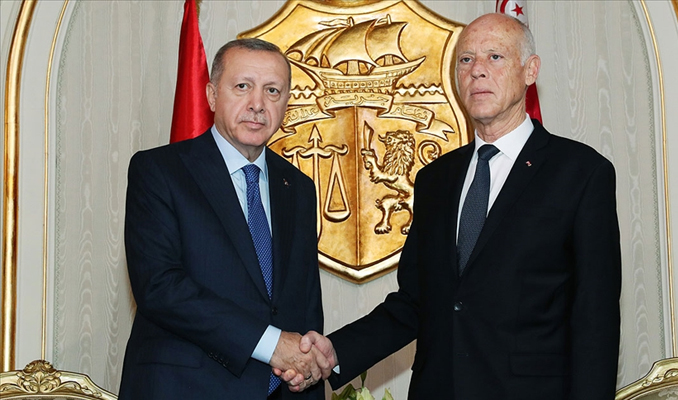 Erdoğan ile Tunus Cumhurbaşkanı Said telefonda görüştü