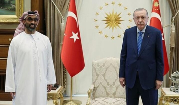 Cumhurbaşkanı Erdoğan, BAE Veliaht Prensi Nahyan ile görüştü