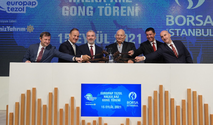 Borsa İstanbul’da gong Europap Tezol Kağıt için çaldı