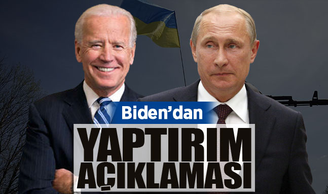 Biden: Ukrayna'yı işgal ederse Putin'e yaptırım uygularım