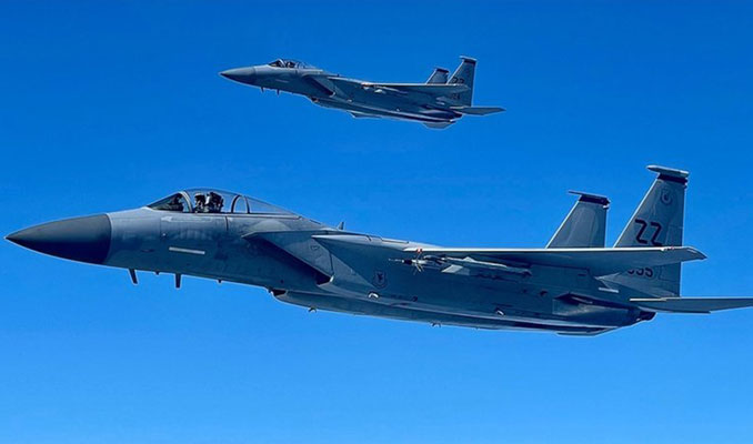 ABD'ye ait F-15 savaş uçakları Estonya'da