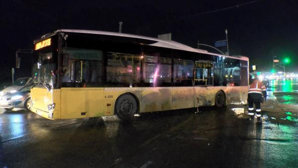 İstanbul'da otobüs kazası; 14 yaralı