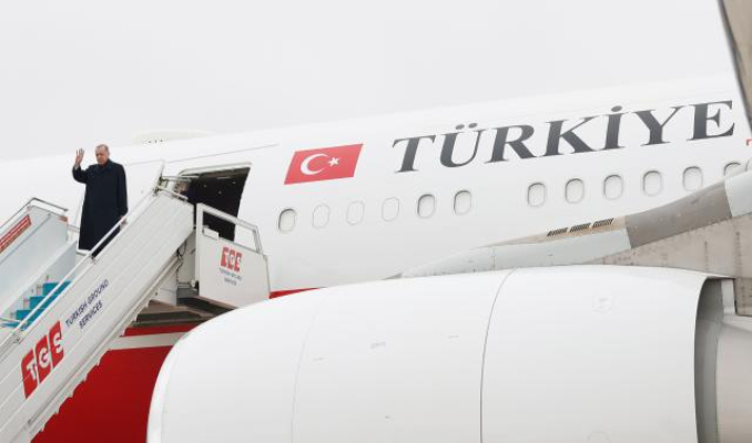 Cumhurbaşkanı Erdoğan Katar'a uçtu