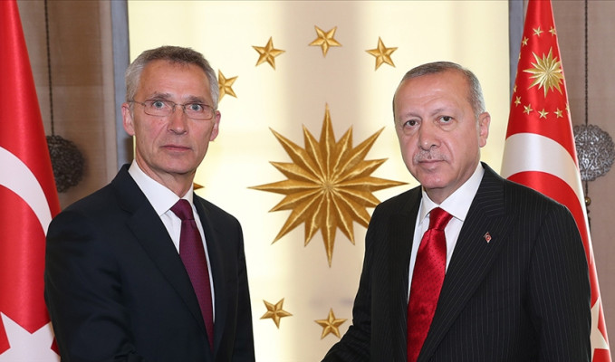 Cumhurbaşkanı Erdoğan Stoltenberg ile görüştü: Tansiyonu düşürelim